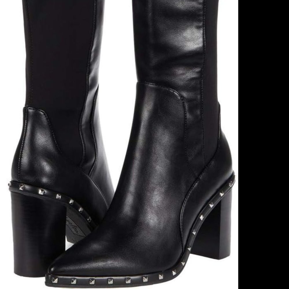 CHARLES BY CHARLES DAVID Daley Studded Knee-High Boots (NWT)